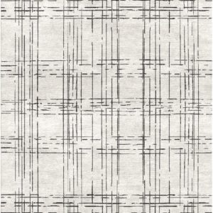 Drypoint Plaid in Newsprint