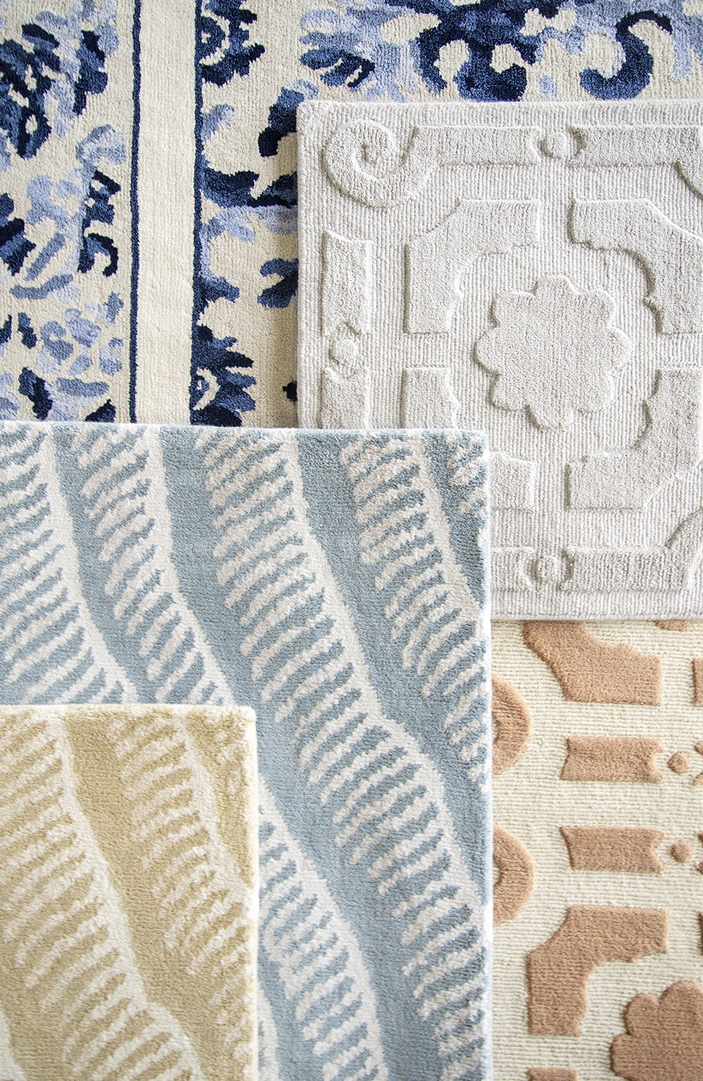 Patterned rugs by Perennials
