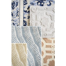 Patterned rugs by Perennials