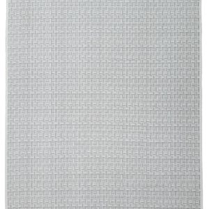 Shadow Box Flatwoven Rug in Platinum
