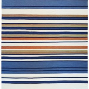 Mirage Stripe Rug in Hot Flash