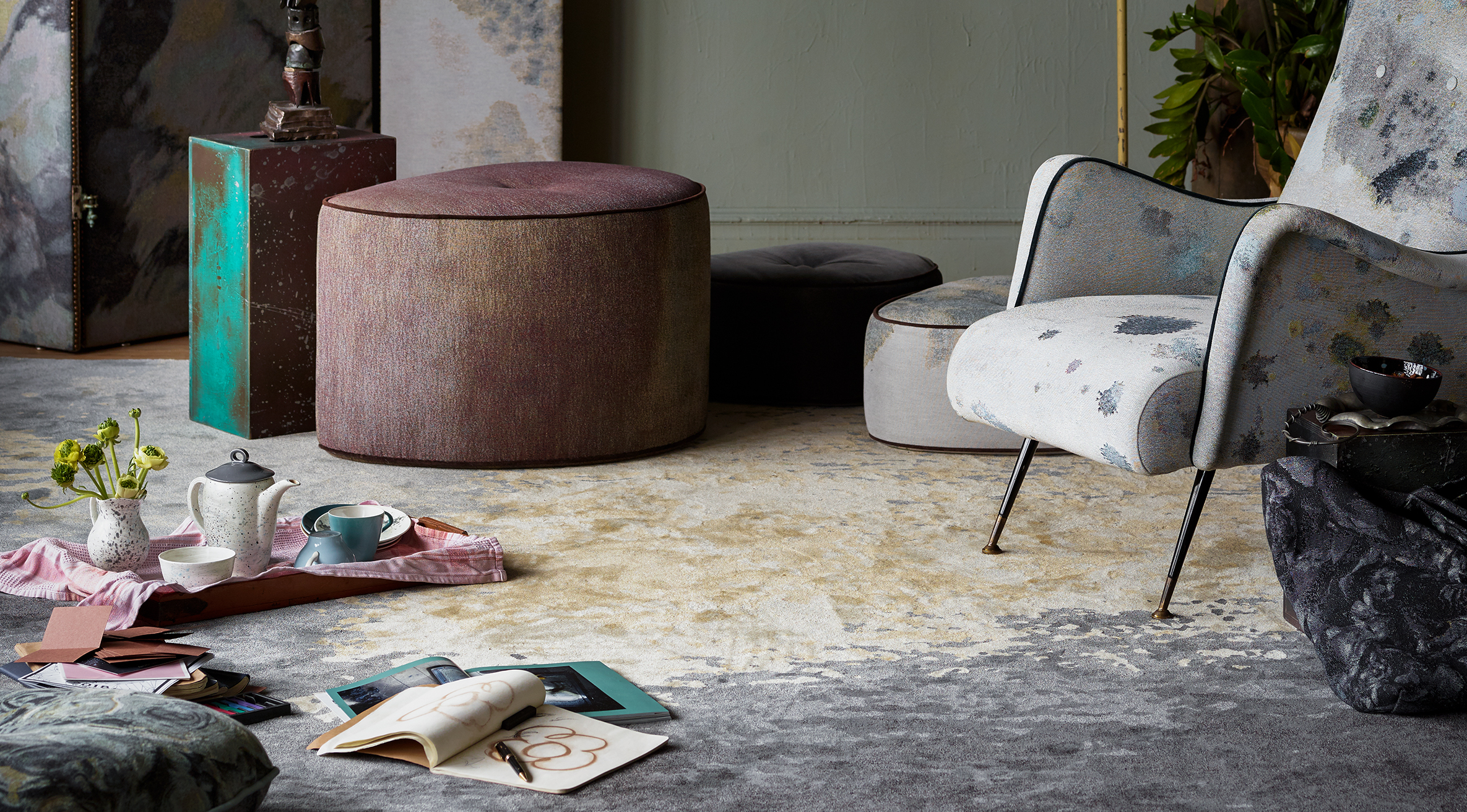 Martyn Thompson rug collection for Perennials