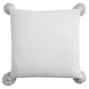 La Loup Tasseled Pillow in Vapor