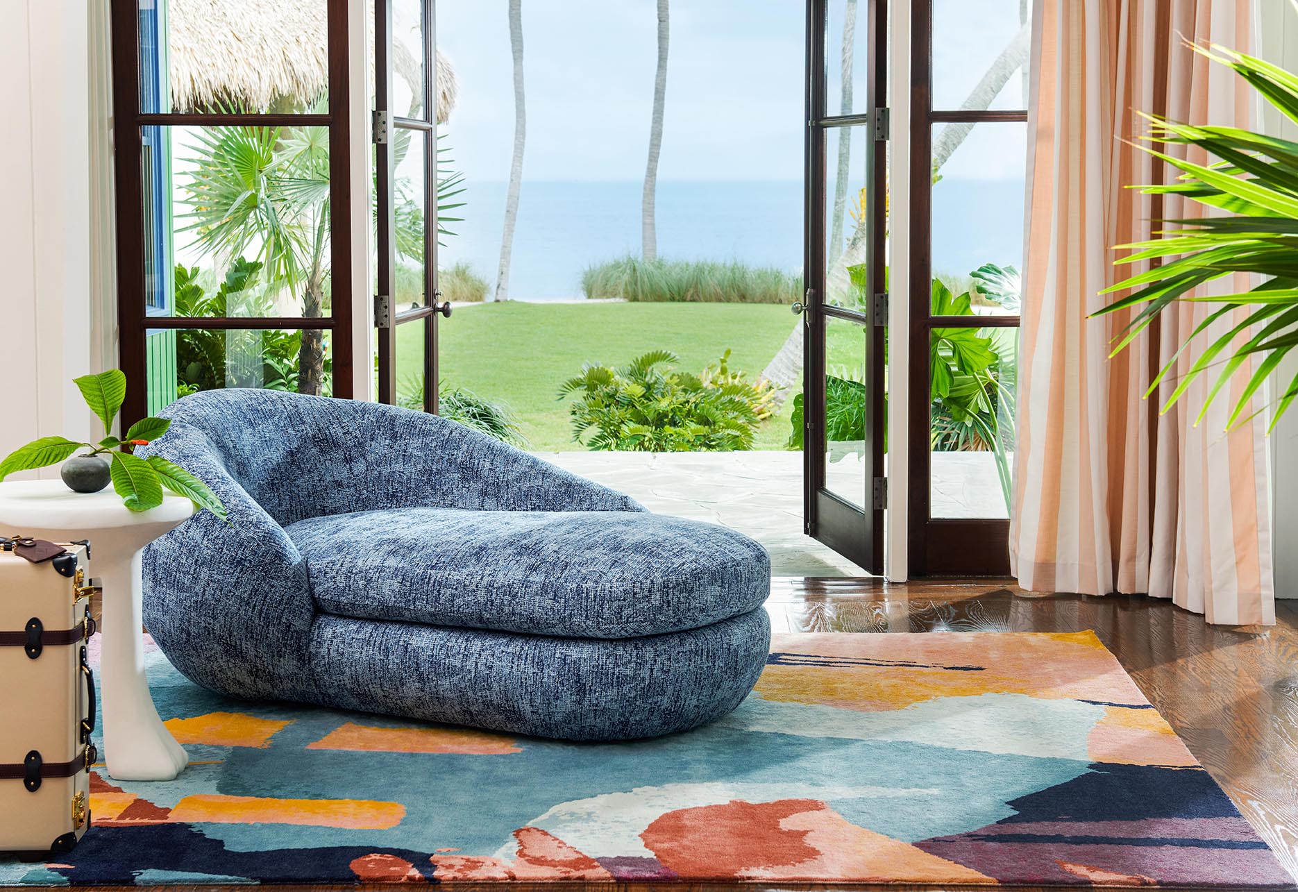 Lounge Chair and Euphoria Rug