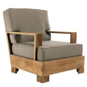 Reeded Lounge Chair