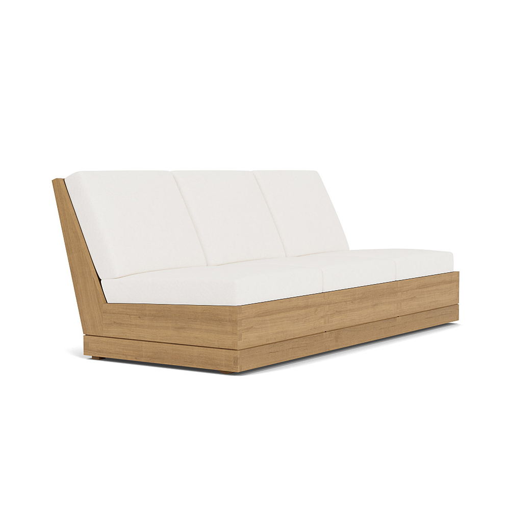 Sofa - Poolside Elevated Armless Three-seat Sofa
