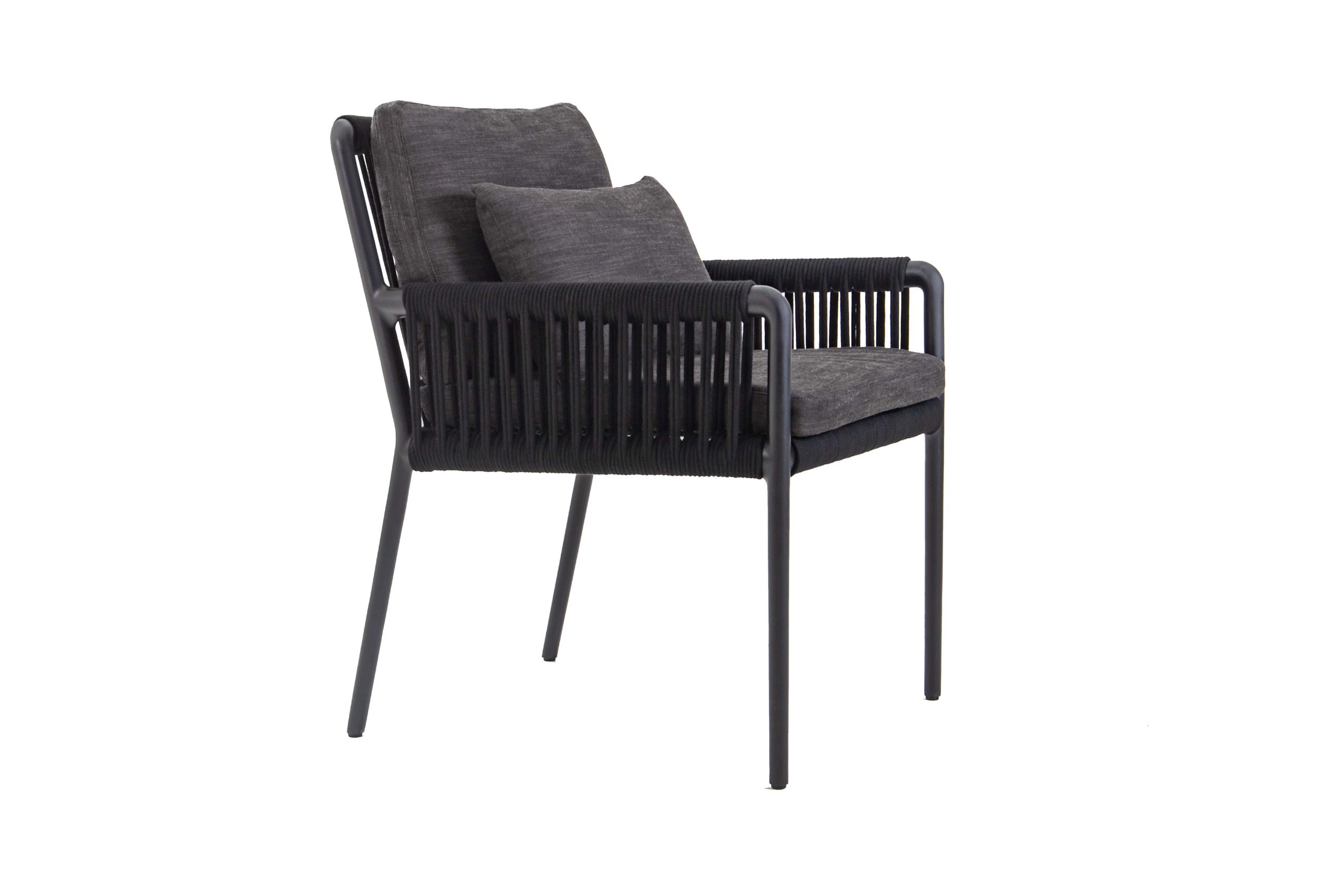 Otti Dining Arm Chair - Black