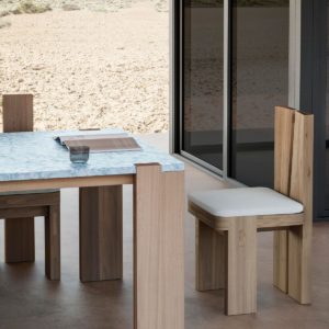 Plateau Dining Side Chair and Table
