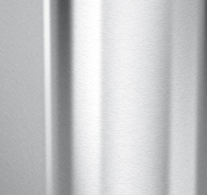 Brushed 304 Stainless Steel.