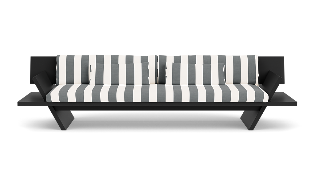 Sofa - Wabi Sabi Four-seat Sofa In Aluminum