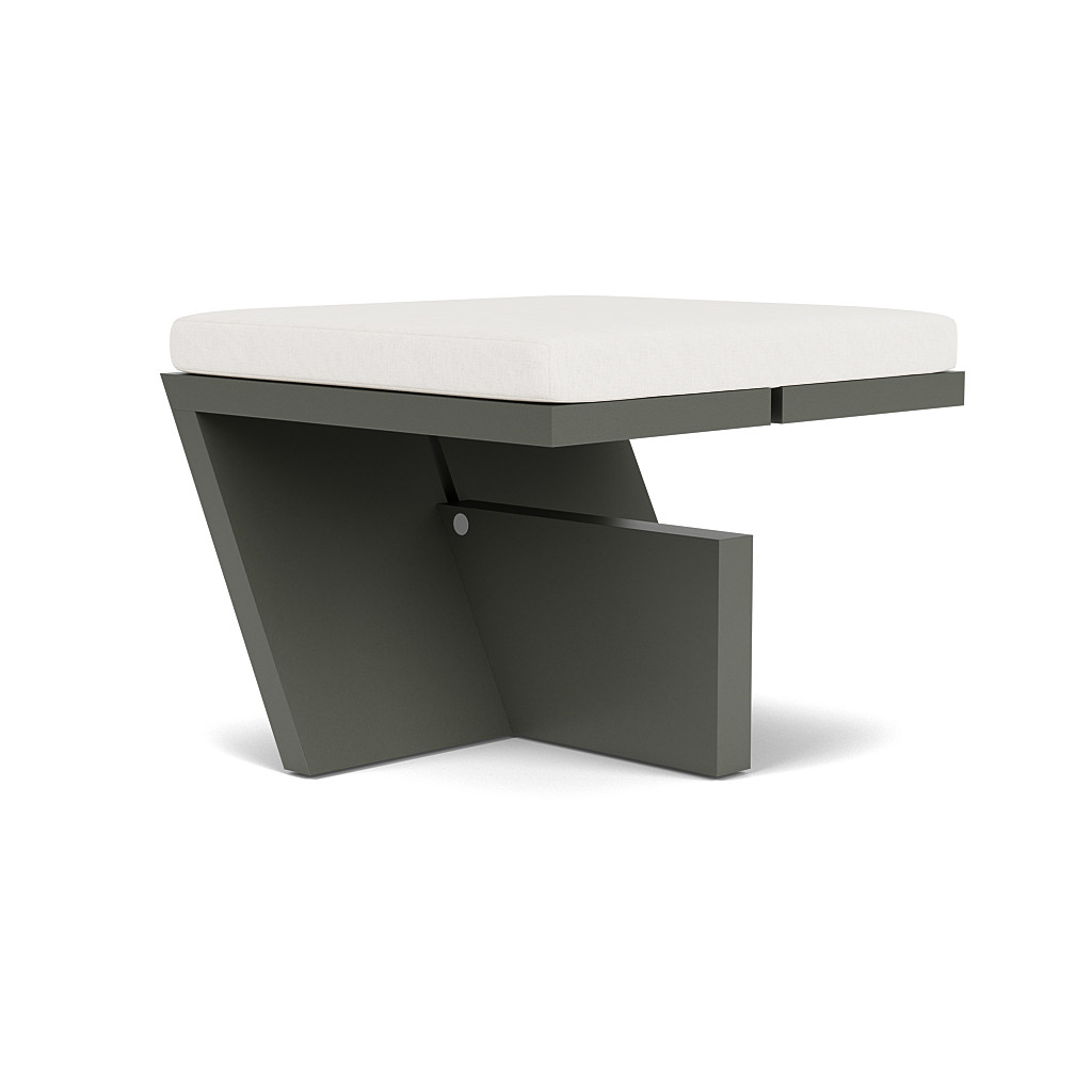 Ottoman - Wabi Sabi Ottoman In Aluminum