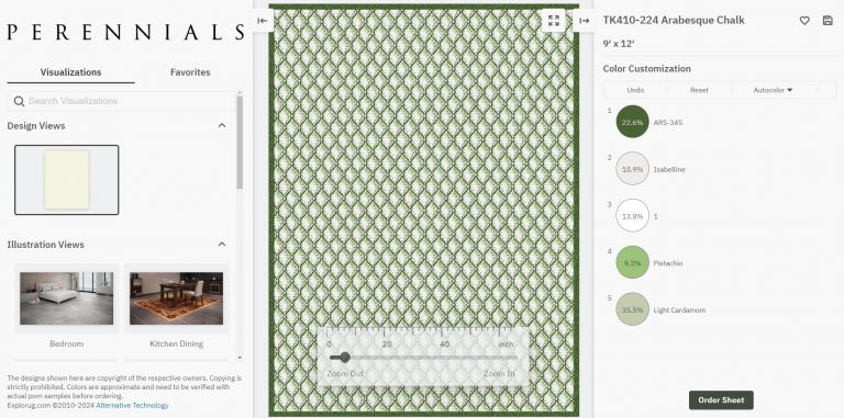 Area Rug Visualizer Visualize Your Dream Rug | Perennials Fabrics