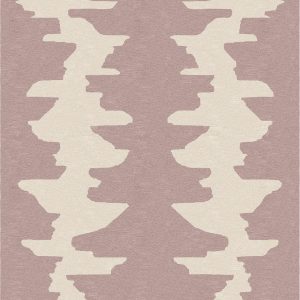 Ink Blot Flatwoven Rug in Sunset colorway