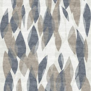 Silhouette Tibetan Knot Rug in Grotto Colorway