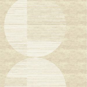 C Major Tibetan Knot Rug in Soapstone colorway