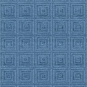 Walkabout Tibetan Knot Rug in Outta the Blue colorway