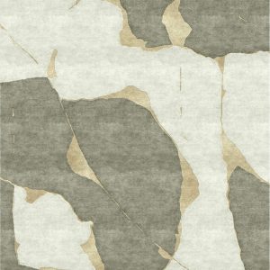 Kintsugi Tibetan Knot Rug in Dirty Martini colorway