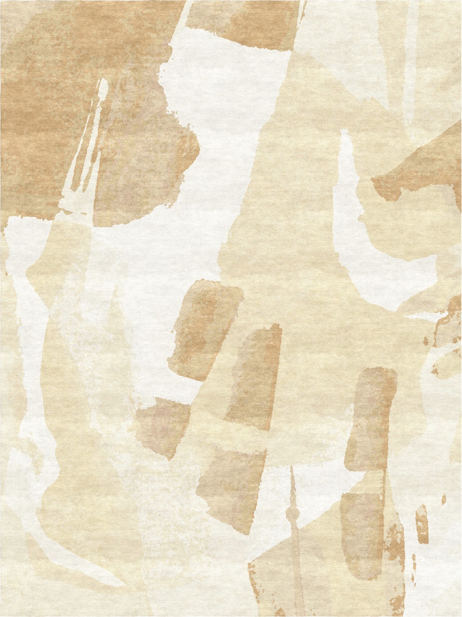 Euphoria Tibetan Knot Rug in Camel colorway