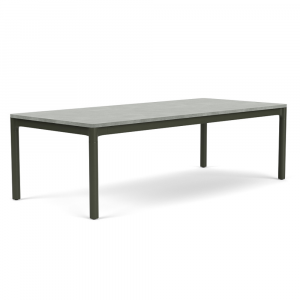 Franck-Aluminum-Rectangular-Dining-Table-with-Stone