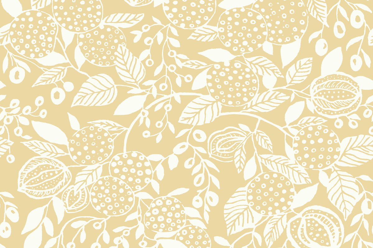 Al Fresco Wallcovering in Limoncello