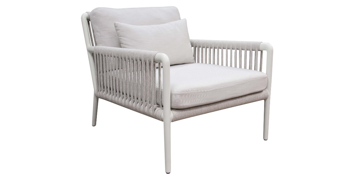 Otti Lounge Chair in Bone