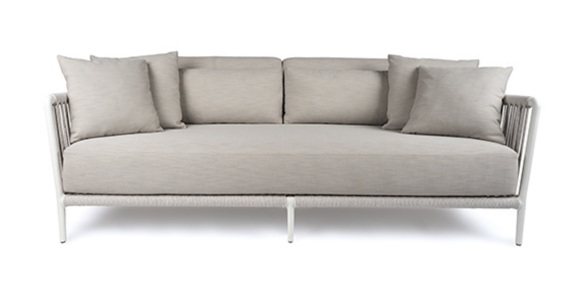 Otti Three Seat Sofa-Bone
