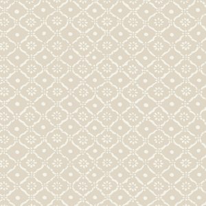 Tiny Trellis Wallcovering in Bone