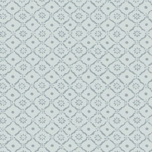 Tiny Trellis Wallcovering in Cerulean