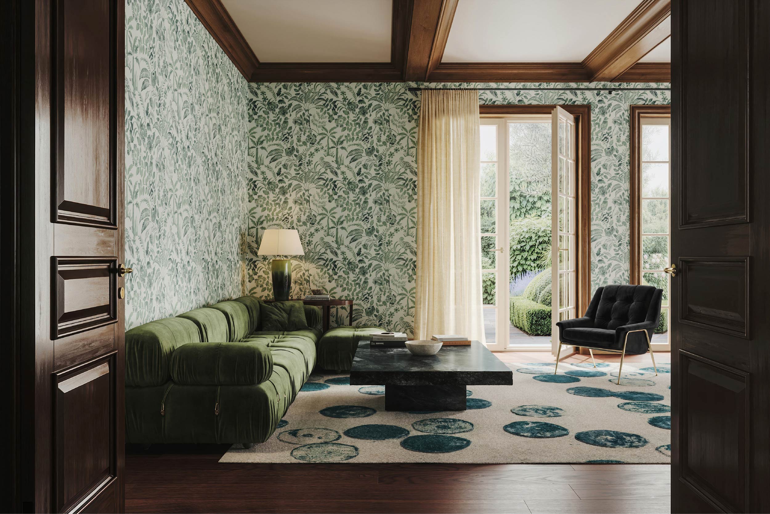 Birds of a Feather in Living Room