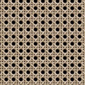 Cane Reaction Wallcovering in Noir