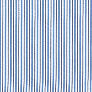 Oxford Stripe Fabric in Lapis