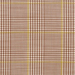 Tailored Check Fabric in Sunset