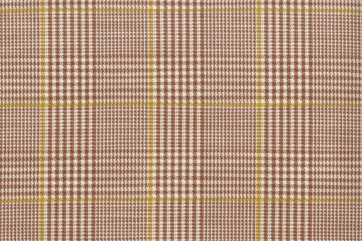 Tailored Check Fabric in Sunset