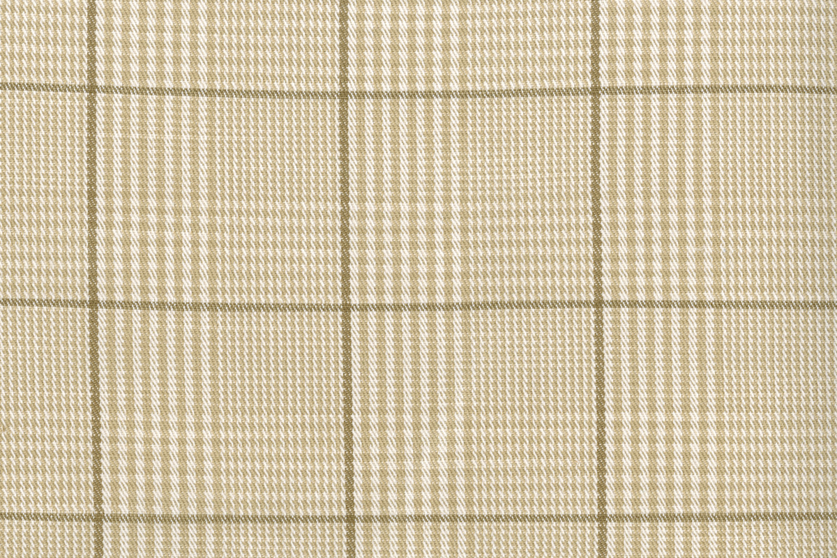 Tailored Check Fabric in Putty