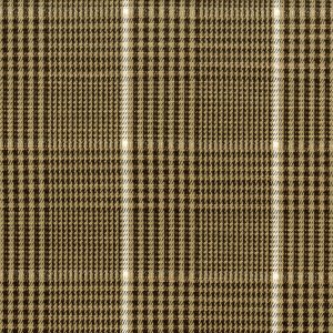 Tailored Check Fabric in Tobacco