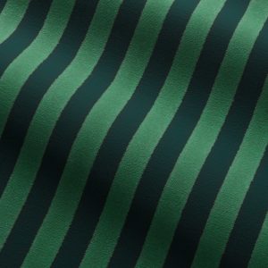 Club Stripe in Emerald / Rolling Fabric