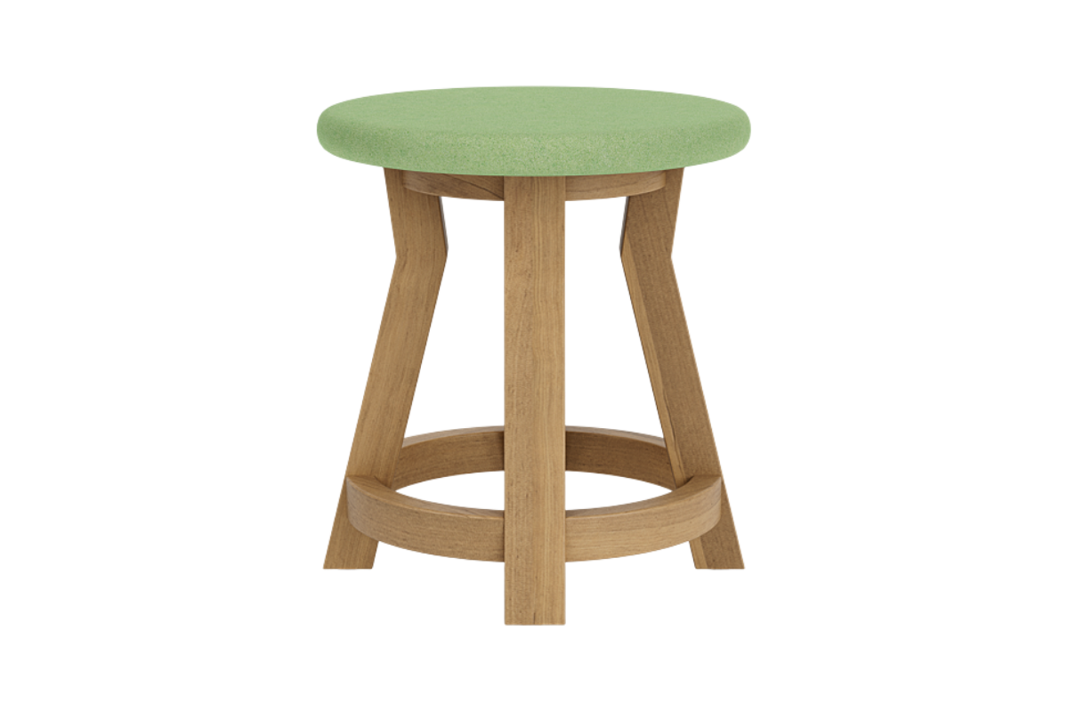 Trellis Round Occasional Table in Fern