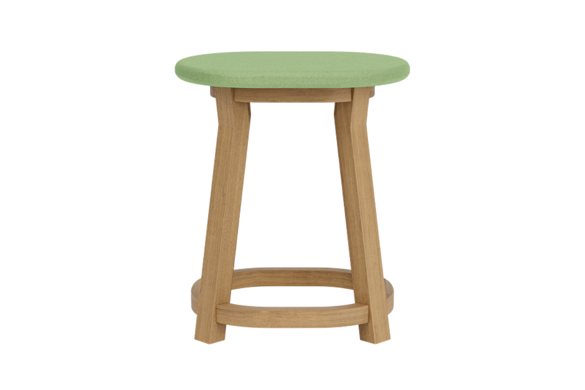 Trellis Oval Side Table in fern